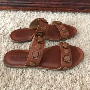 Cognac Lucky brand sandals